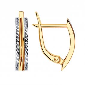 Золотые серьги МАГНАТ МА 011763 МА 011763 фото